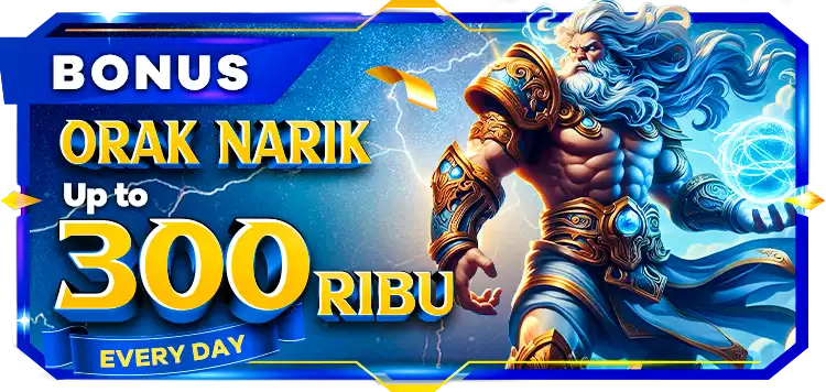 BONUS ORA NARIK (BONUS KEKALAHAN) SETIAP HARI